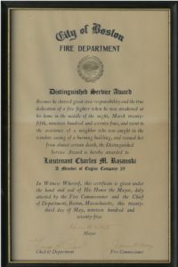 Distinguished Service Award proclamation, issued May 23, 1975.